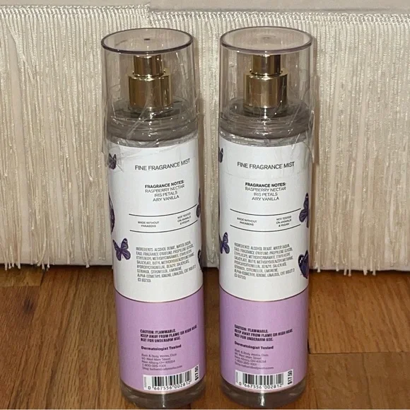 - NEW 2 Full Size Bath and body works BUTTERFLY Sprays BBW